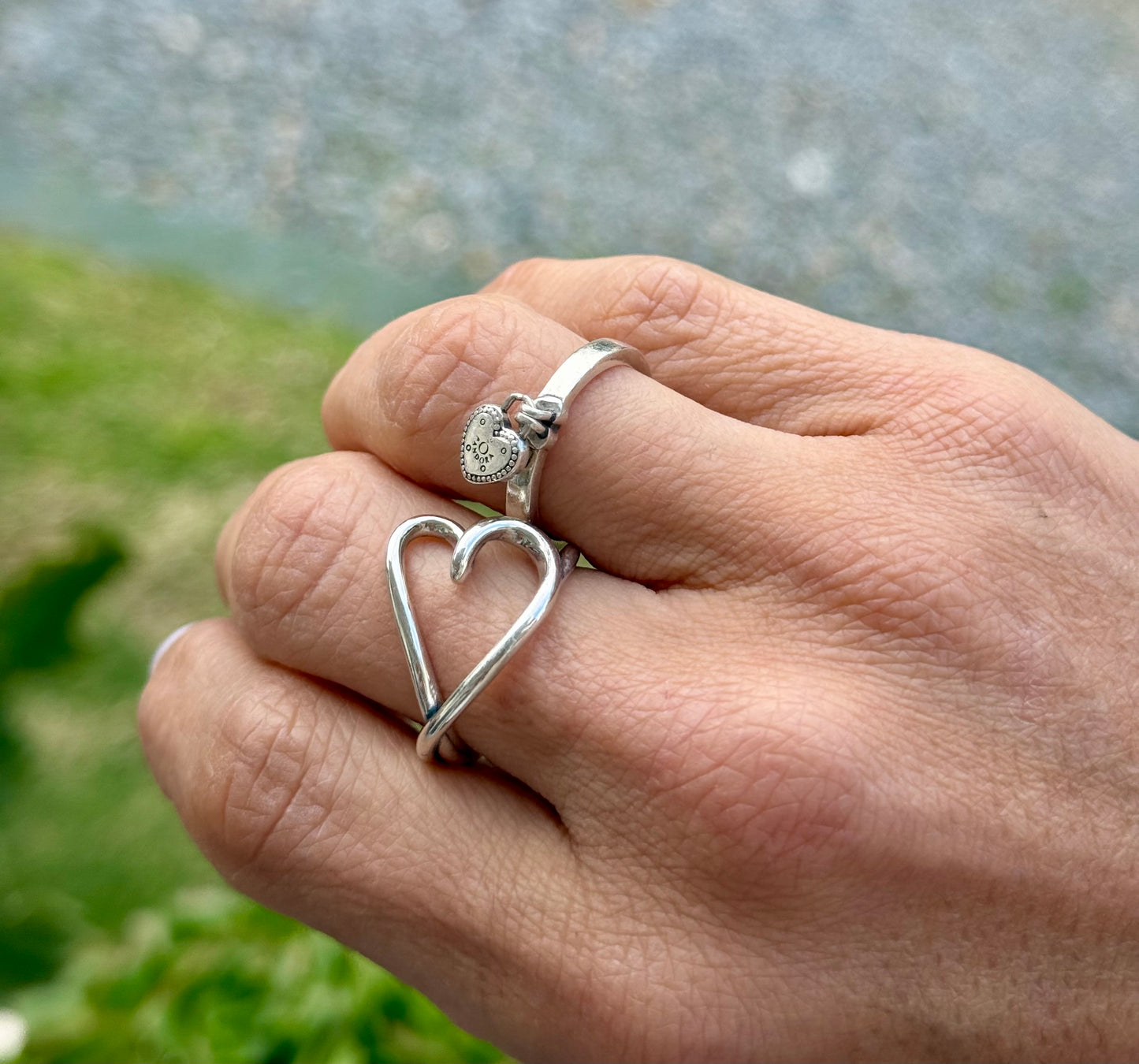 Anillo corazón Pandora original