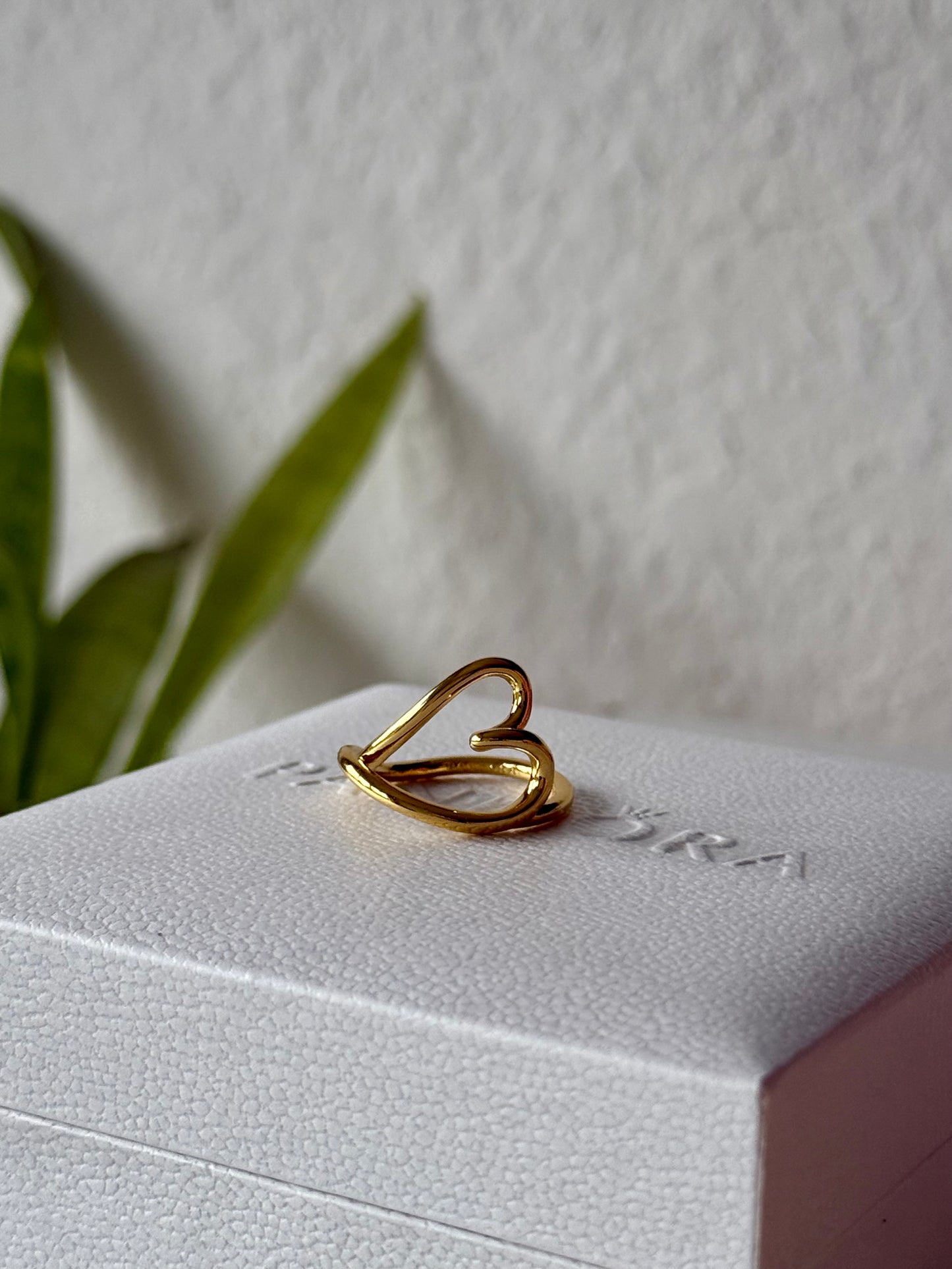 Anillo corazón Pandora original