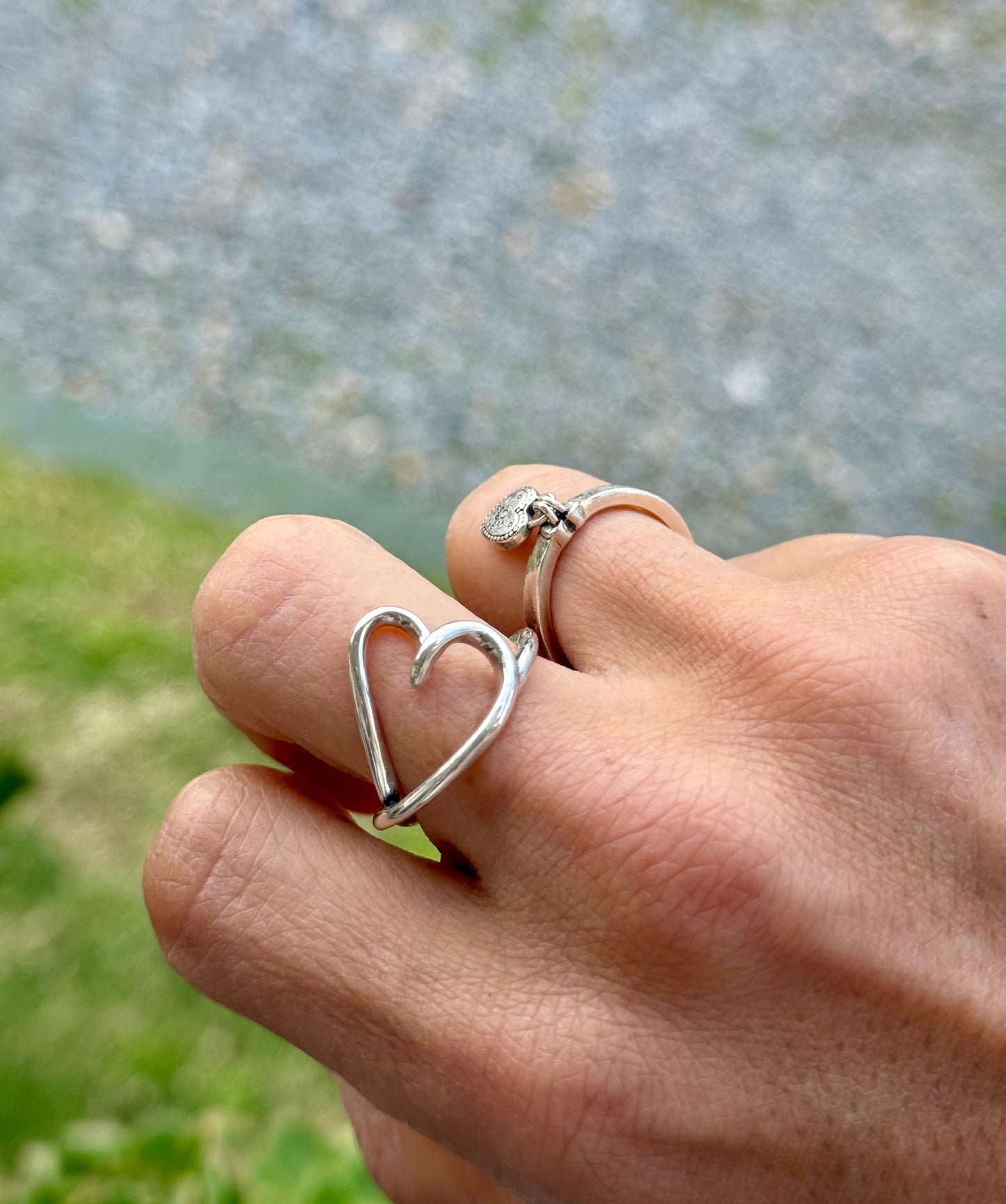 Anillo corazón Pandora original