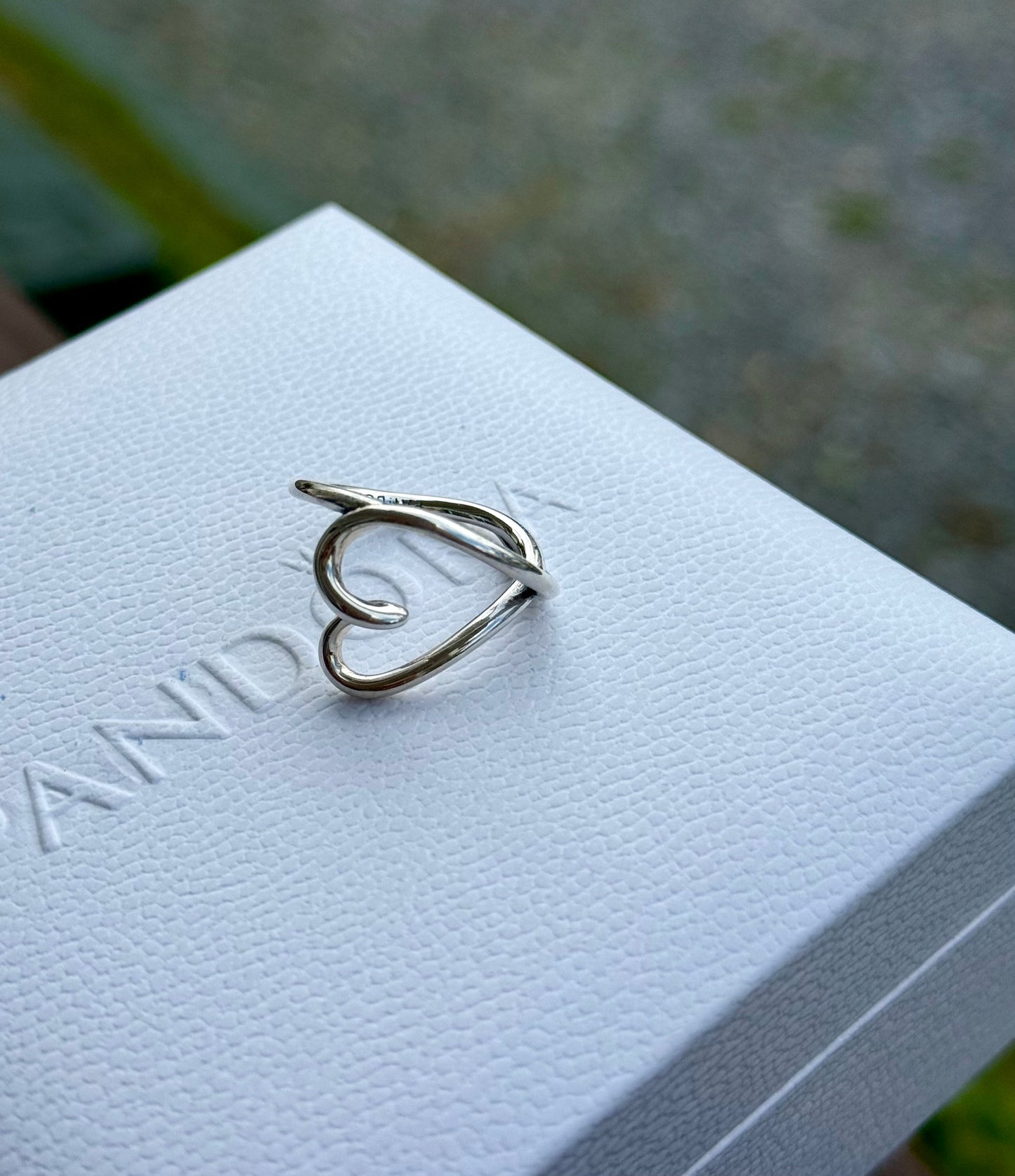 Anillo corazón Pandora original
