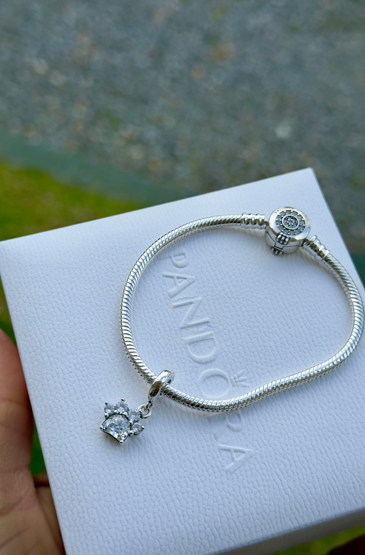 Charm patita circonio Pandora original