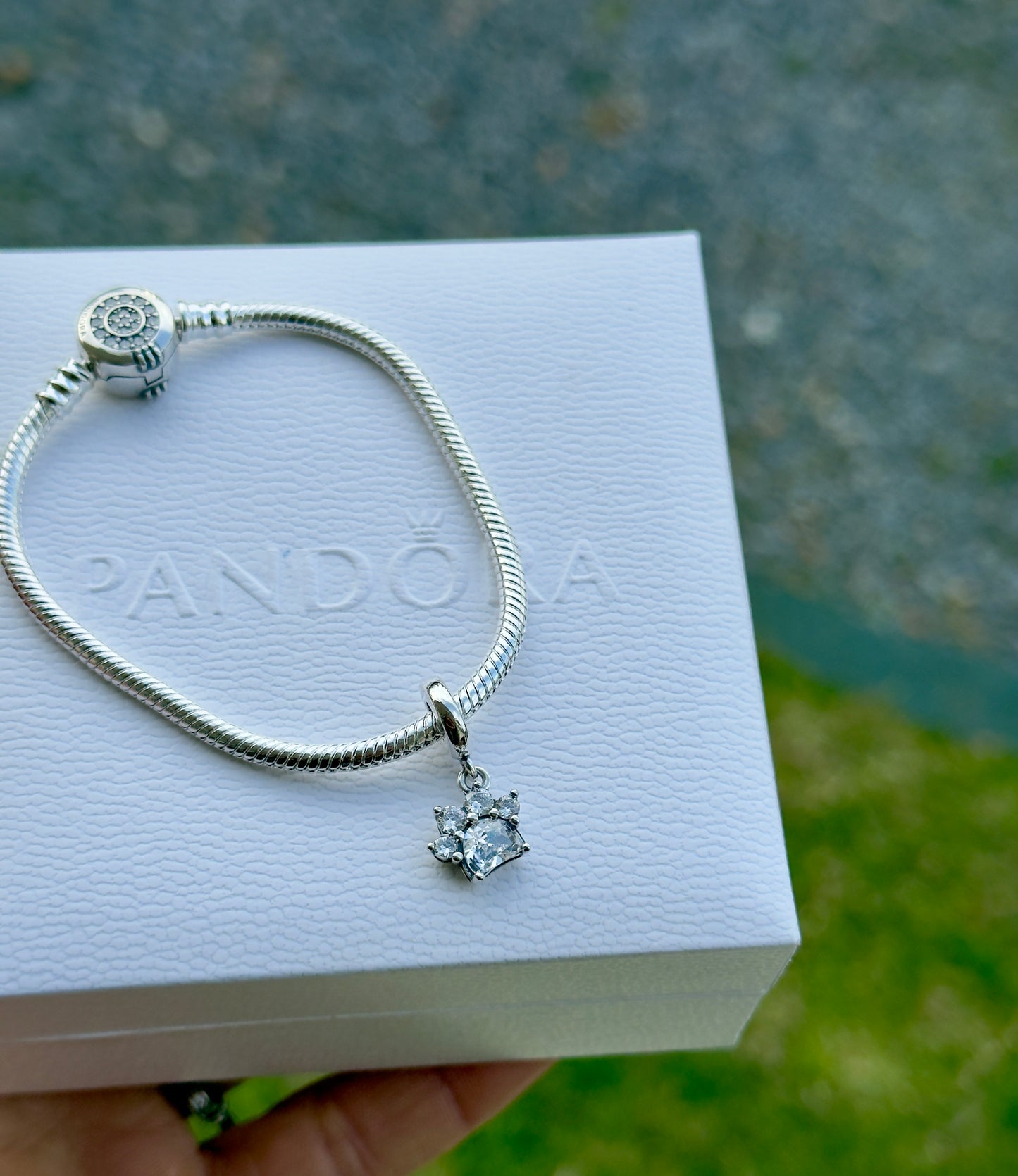 Charm patita circonio Pandora original